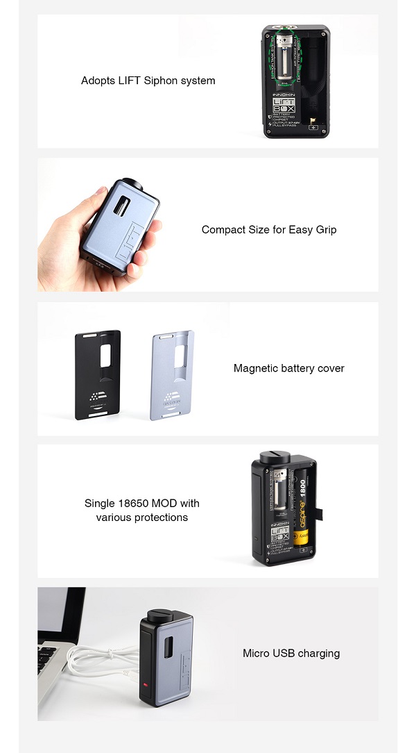 Innokin Liftbox BF Box Mod Svapoebasta